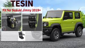 HH8 TESIN Phone Holder Stand GPS Mount Bracket Water Cup Holder for Suzuki Jimny 2019 2020 2021 2022 2023 2024 JB74 Car Accessories 2Y5Z9