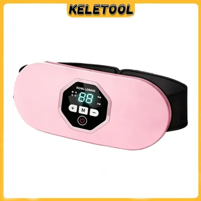 EMS Abdominal Massage Belt 3 Gear Heating Microcurrent Slimming Waist Trainer Hot Compress Belly Shaper Weight Loss Tool