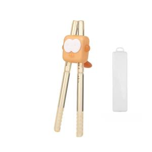 ตะเกียบเด็กฝึกหัดคีบ+พร้อมกล่องเก็บ ตะเกียบฝึกหัดทานอาหารเอง วัสดุPPSU เหมาะสำหรับเด็ก 1-6 ปี