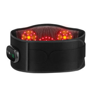 AE Red light heating massage belt infrared physiotherapy hot compress rechargeable support belt for lumbar disc herniation