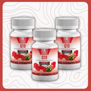 Dr. Vita Q10 – CoQ10 with Nattokinase & Vitamin E for Heart Health Blood Flow & Cholesterol Support