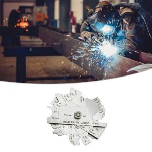 Comprehensive Fillet Weld Gauge Measurement Tool Set for Quick Accurate Welding Size Verification Fillet and Throat Size