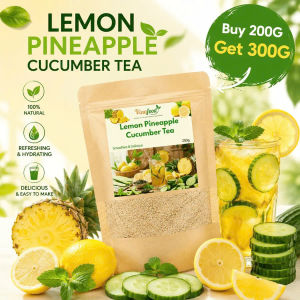 B1T1| Lemon Pineapple Cucumber Tea 500g No Added Sugar Detox Drink Powder LocalPH 200G GET 300G FREE