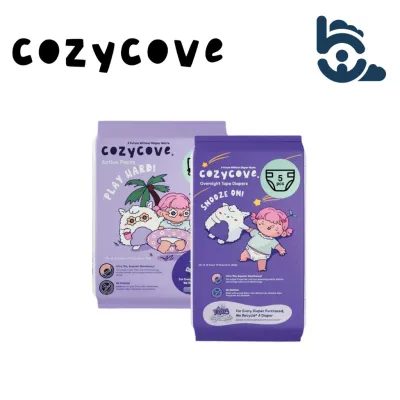 Cozycove [Travel Pack] Snooze On Slim Overnight / Play Hard Slim Active Diapers