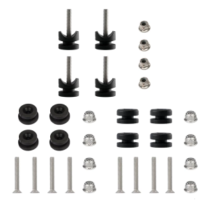 Motorcycle Quick Release Buckle Base Plate Plastic Pad Cushion Bases for Easy Installation & Removal of Side Boxes