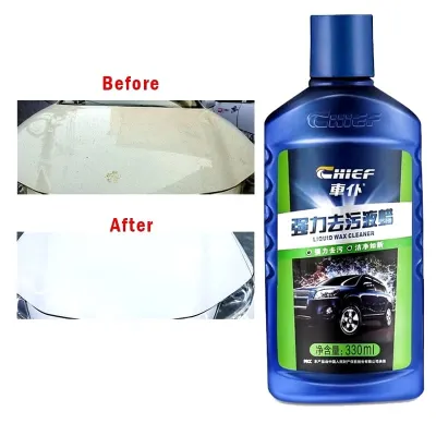 CHIEF【Cleaner Wax】 Remove Stain Watermarks 330ml 100% SAFE to your paint 去除白车黑水印 Car Polish Car Wax CAR Detailer