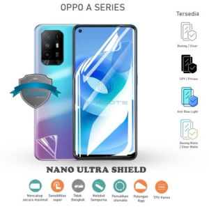 Oppo A96 A95 A72 A57 A55 A54 A52 Antigores Jelly Hydrogel Film Screen Guard Protector