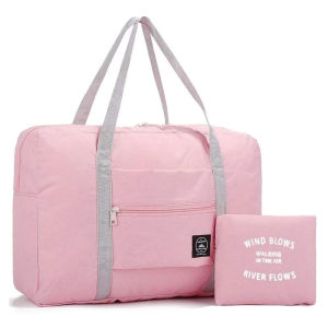 LOVE&HOME Fashion Wind Blows Folding Carry Bag Travel bag Foldable Nylon Zipper WaterProof Luggage Bag