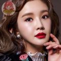 Lens 1 tháng 30 ngày Kính áp tròng Korea Nâu Latte giống màu mắt -  Honey U Choco đường kính 14.2mm. 