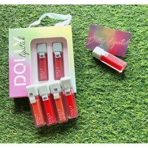 Son kem lì <màu cam đỏ> Dolly super matte son kem lì không chì bền màu lâu trôi