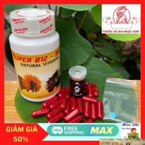 B12 9500 gom bo cấp tốc đá bo lớn nạp bin nhanh kích thích gà thèm ăn 100 viên.TẶNG kèm 1 viên công xanh