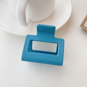 Jedai Jepit Rambut Jepitan Wanita Model Kotak 5Cm Polos Jedai Wanita Bahan Plastik Korean Hair Claw Clip Women Geometric Hairpin Aksesoris Fashion Gaya Korea Korea Thailand Premium Ori Original