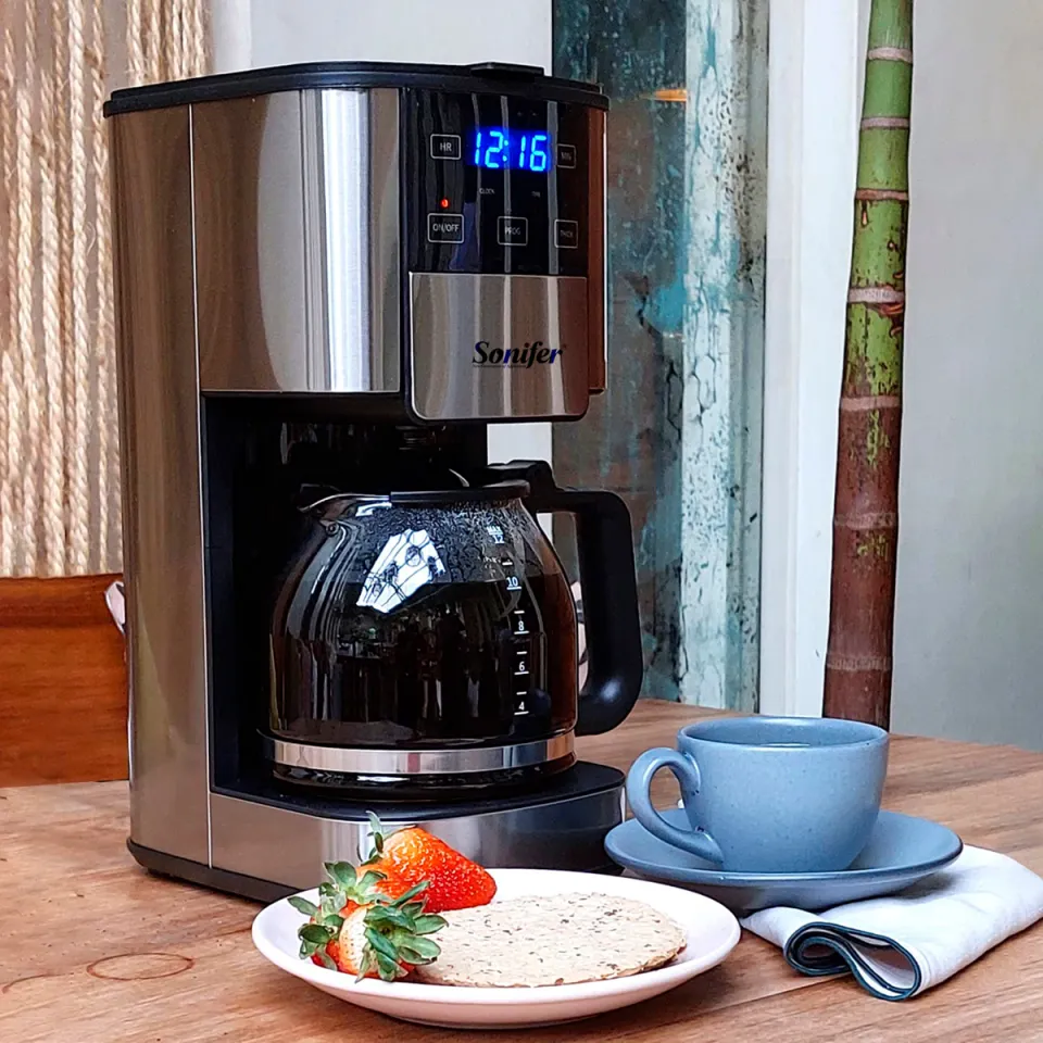 Sonifer 12-Cup Coffee Maker Touch Screen Programmable Drip Coffee