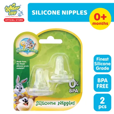 Baby Looney Tunes 2-pc Silicone Nipples