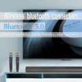 Rsionch Sound bar With Mic Home TV Speaker Surround Sound Soundbar Bluetooth 5.0 Wireless 3D Bass Sound bar Built in Subwoofer for PC TV Desktop PS4 Projector. 