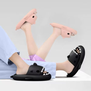Thick Bottom Shark Slippers EVA Slippers Lovely Couples Indoor Slippers Fashion Anti Slip Summer Slippers
