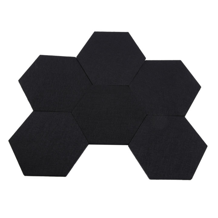 F6Felt Memo Board Decorative Notice Board Hexagon Bulletin Board,Felt