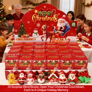 Elementary School Keychain Christmas Capilla Blind Box Doll Toys 可爱公仔挂件圣诞盲盒