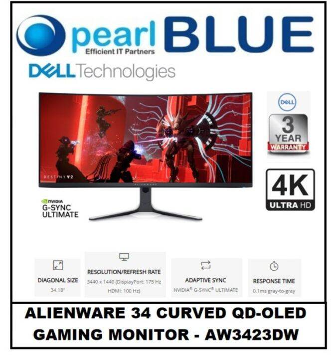 Dell Alienware 34 Curved Gaming Monitor Aw3420dw New Replacement