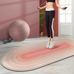 Vivirich เสื่อรองกันกระแทบ เสียงเงียบ สีรุ้ง พรมกันเสียงใหม่รุ่นที่สามพร้อมฐานยางซิลิโคนสีสวยงามสำหรับการออกกำลังกายในร่ม