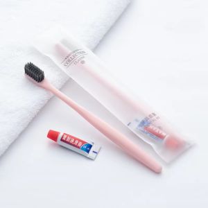 Disposable Toothbrush W/ Toothpaste Hotel Clean Kit Travel Dental Kit (With Toothpaste)