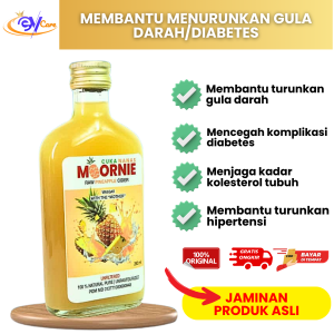 Cuka Nanas With Mother Organik Turunkan Gula Darah Diabetes Moorine 250 ML