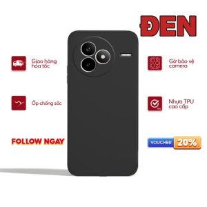 Ốp lưng cho Xiaomi REDMI K80 mềm dẻohạn chế bám bụivân tay chất nhựa TPU