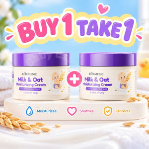 BUY 1 TAKE 2 Baby Facial Cream All Natural Alcohol & Tear Free Milk & Oat Essence Gentle Moisturizer 120g Prickly Heat Eczema Prone Sensitive for Baby`s PP Cream 60g COD
