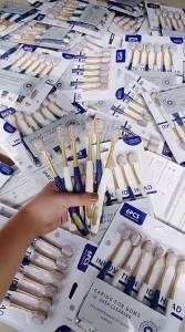Bộ 6 bàn chải đánh răng lông tơ mềm mại JYoohome Bàn chải Than tre hoạt tính nội địa Trung siêu êm