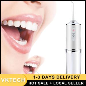 Rechargeable Water Flosser 220ml Water Tank Electric Teeth Cleaner 3 Gears for Better Oral Health