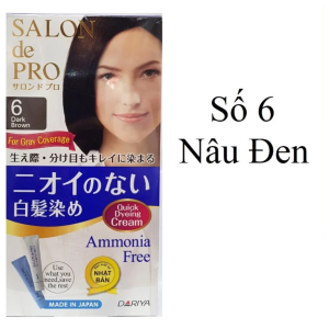 Thuốc Nhuộm Phủ Bạc Nhật Bản SALON de PRO - CHÍNH HÃNG Giúp Tóc Tóc Phủ Bạc Hoàn Hảo .