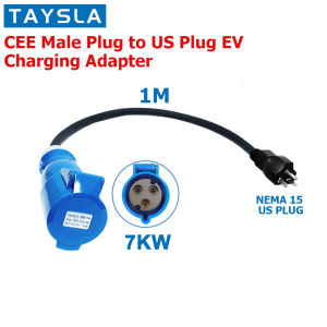 TAYSLA Electric vehicle charger type 2 charger 3.5KW 7KW 5m portable electric vehicle charger
