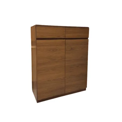 VHIVE Eden 43/80cm Shoe Cabinet - Narrow Slim Condo Shoe Rack Storage Cabinet