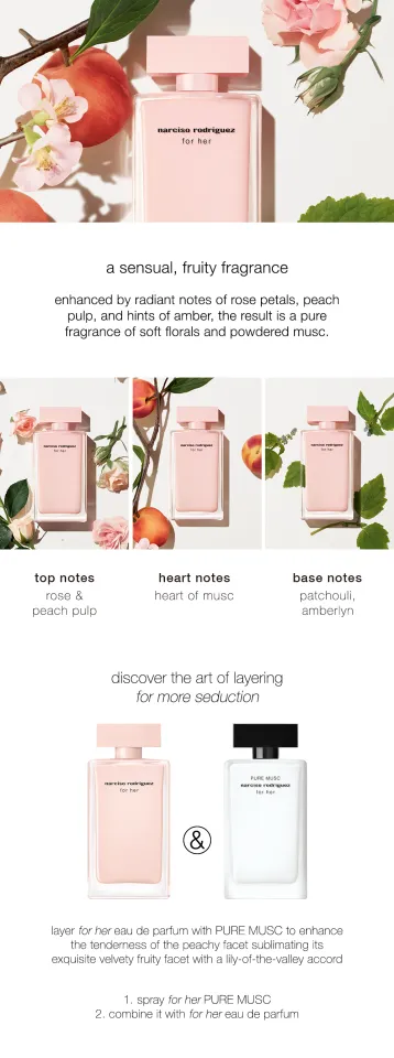Narciso Rodriguez For Her Eau De Parfum 50ml | Lazada Singapore