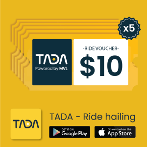[TADA Voucher] 5 x $10 OFF Voucher Code [find your codes in order confirmation email] Promo Code/Transport/Vouchers/TADA Rides/TADA/Ride Vouchers/Grab yours today!