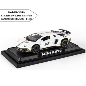 Ready Stock Scale 1:12/1:24/1:32 Mini Auto Toy Car Collection Gift for Kids Boys Children Pull Back Sound Lights Small Miniature Cheap Decoration Race Sport Wireless Diecast Vehicle Motorcycle Alloy Model Lambo / BMW / GTR / Porsche / Kawasaki / Tesla