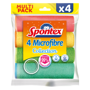 Spontex Collection Sentimental Color Multi Purpose Ultra Fine Cleaning Cloth Kitchen Glass Home