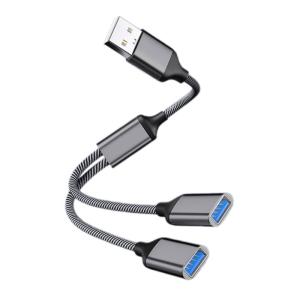 Cáp nối USB USB chia năng lượng Bộ chuyển đổi đầu đực sang đầu cái USB cổng Extender HUB nguồn dữ liệu chia Adapter