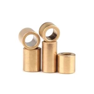 Ống trượt bằng đồng/ống dẫn hướng trục bằng đồng thau được chế tạo bằng công nghệ luyện kim bột - Ống trượt bằng đồng thau kiểu trụ thẳng chống mài mòn kích thước M3-M60 dùng cho các ứng dụng cơ khí.