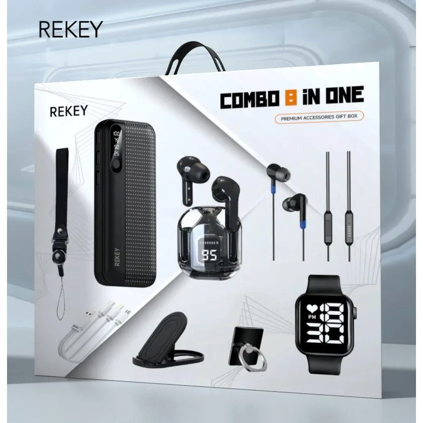 REKEY COMBO 8 iN ONE POWERBANK | Lazada Singapore
