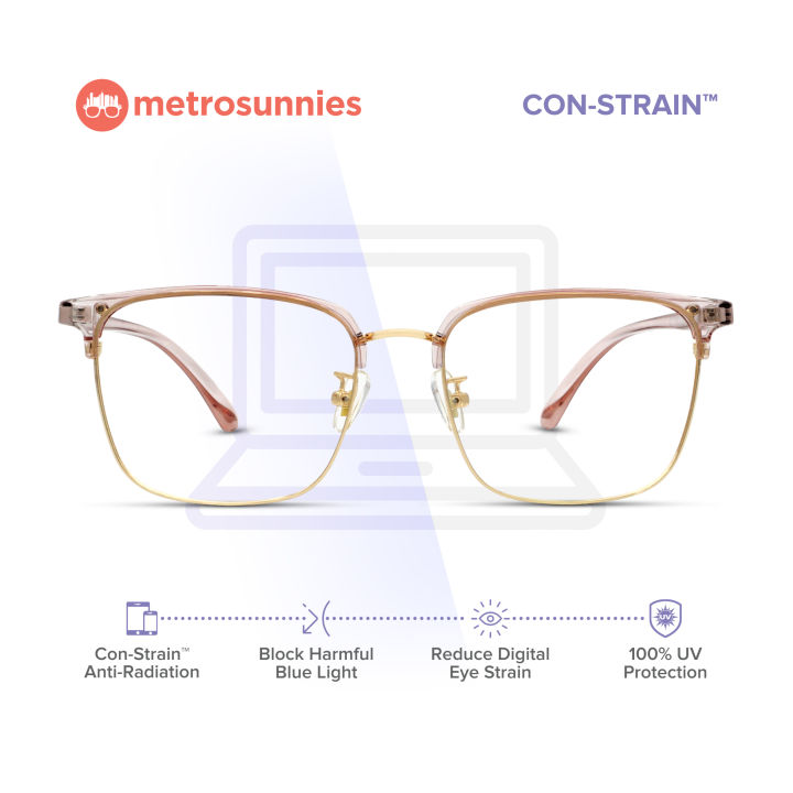 MetroSunnies Reed Specs / Anti Radiation Glasses for Women and Men ...