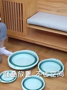 Thau Rửa Gấp Gọn Cao Cấp 32cm – Chậu Silicon Bền Đẹp Gia Dụng Thông Minh Cho Mọi Nhà