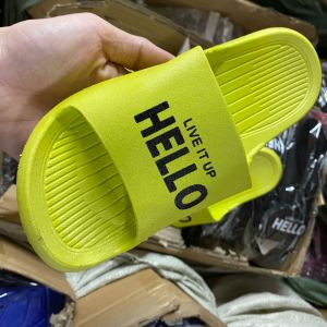 Free Shipping 8137 Xibujia Inflatable Injection-Molded Letter-Printed Sandals Comfortable Soft And Elastic