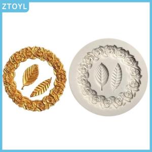 ZTOYL  1PC Rosette Leaves Silicone Mold Cake Diy Chocolate Mold Sugar Baking Mold