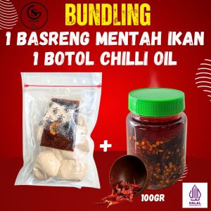 Bundling 1 Basreng Ikan +1 Chilli Oil Botol