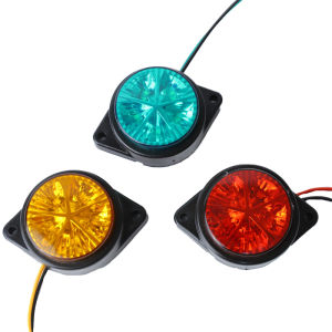 438178 ZXC Car Circular Carriage Corner Light Freight Car Color LED Electronic Edge Light Creative Warning Light Outer Roof Height Lamp