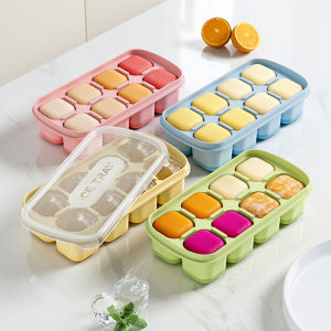 【LocaL Shipping】Vogvigo Mini 8 Grids Soft Silicone Ice Cube Tray Ice Mold Ice Cream Maker Summer Party Homemade Cold Drink DIY Tools