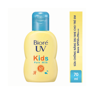 Sữa chống nắng dịu nhẹ cho trẻ em Biore SPF50/PA+++ 70ml