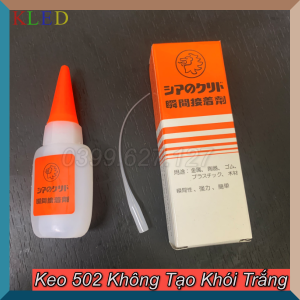 Keo 502 Không Tạo Khói Trắng - Keo Gắn Mica
