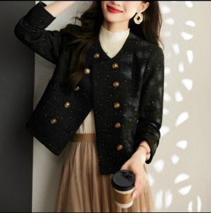 Áo Khoác Len Dệt Kim Phối Nút Thu Đông Đa Dạng Màu Sắc Cực Sang BEYEUSHOP - BY4599